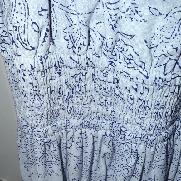 Wonderly Light Blue Floral Halter Maxi Dress - Picture 3 of 6